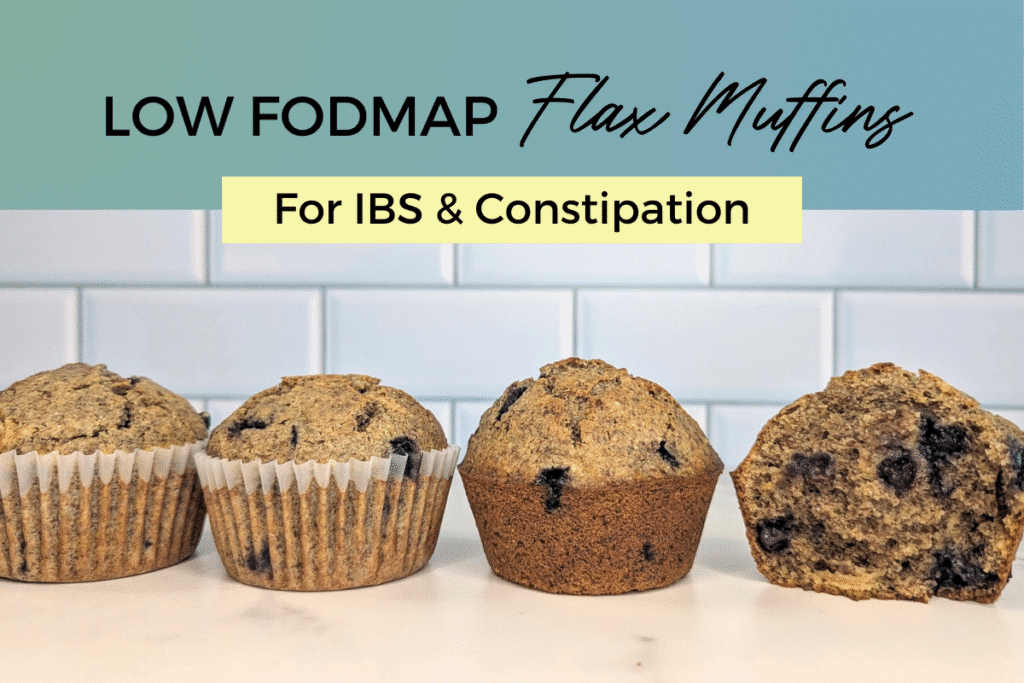 low fodmap flax muffins