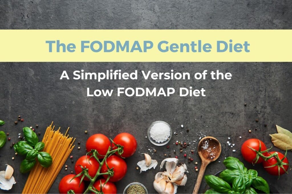 Grey counter background with pasta, tomatoes, basil and salt on display